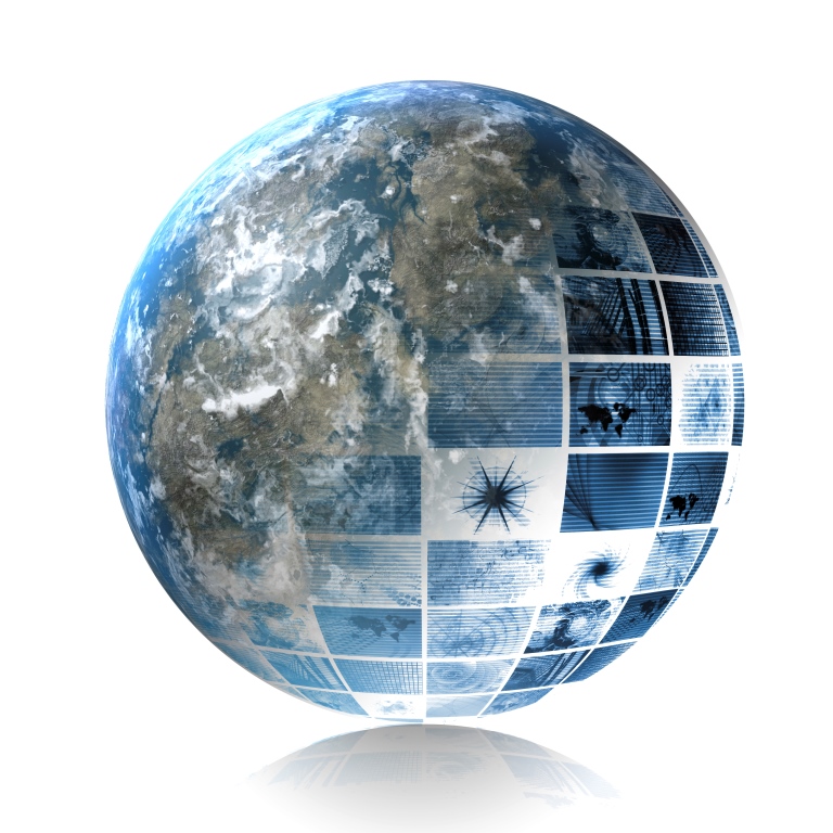 The world globe