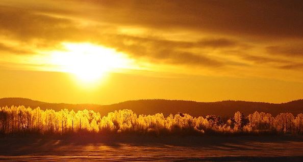 arctic sunrise