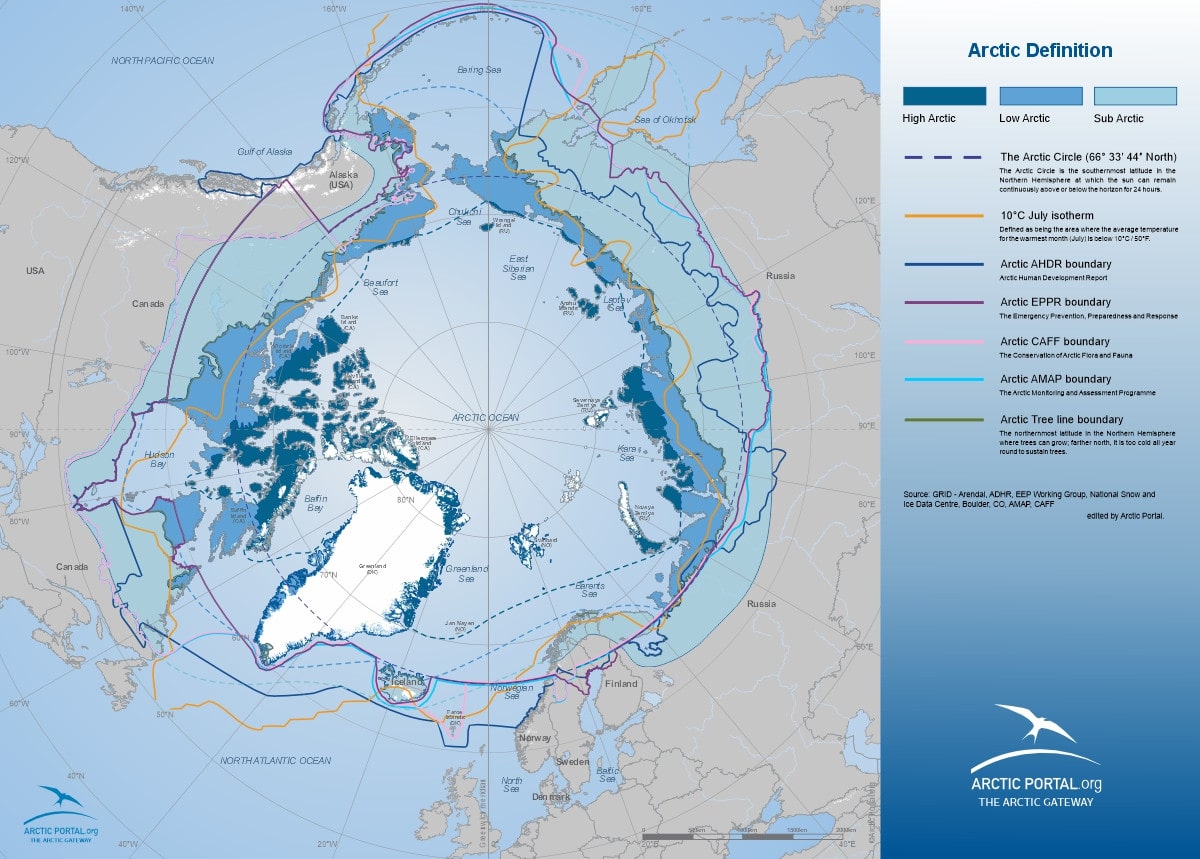 Arctic Portal Map - Arctic Definitions