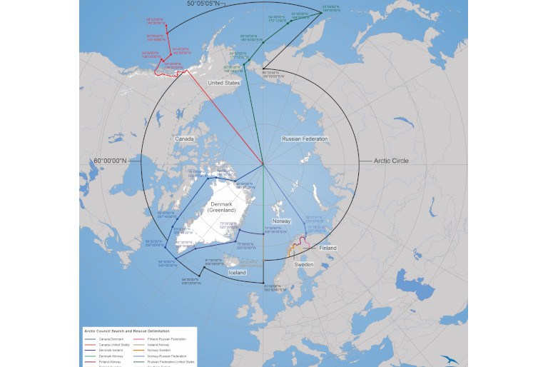 Map: Search and Rescue Delimitation - Europe