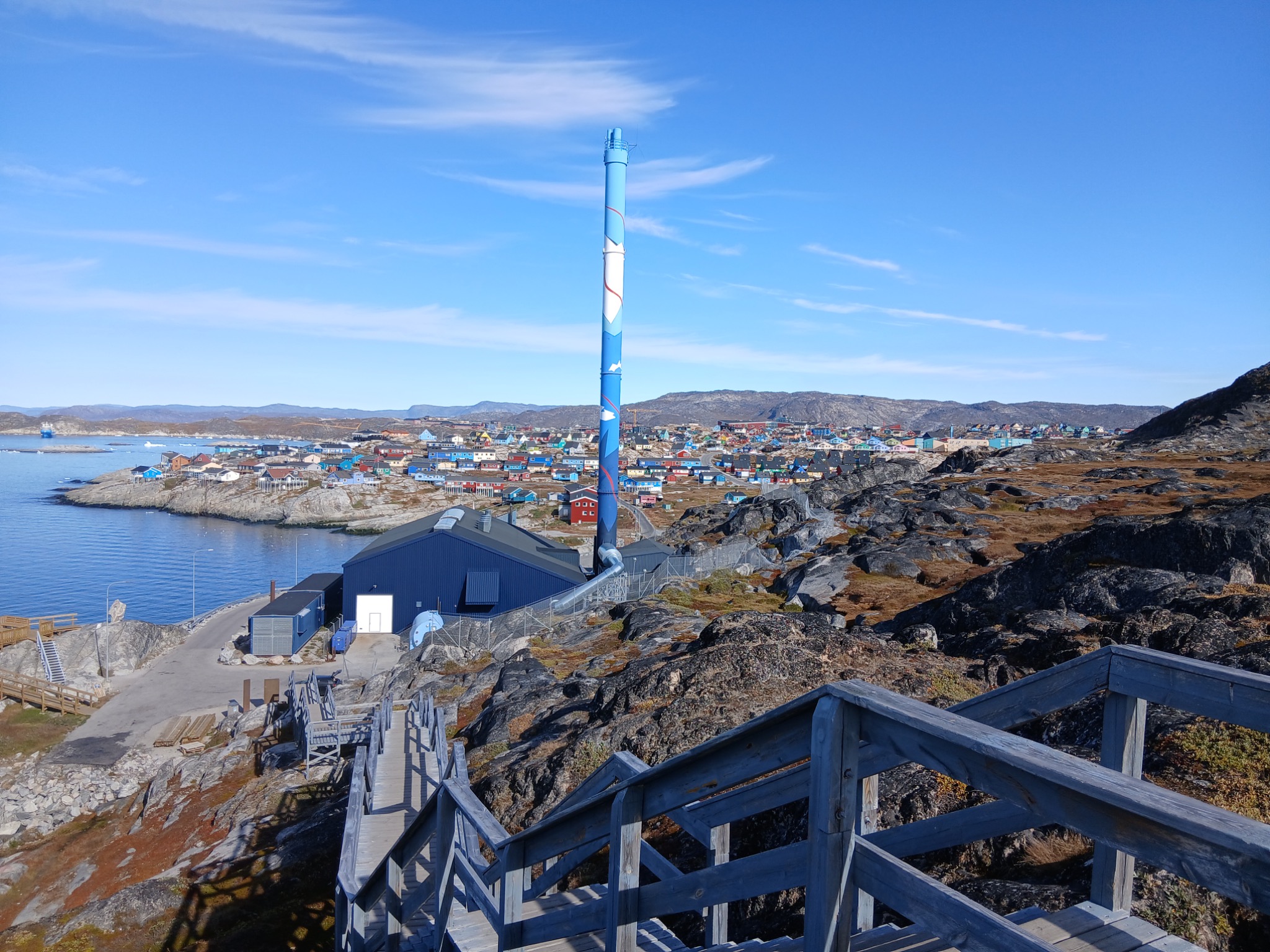 Ilulissat town and coastline