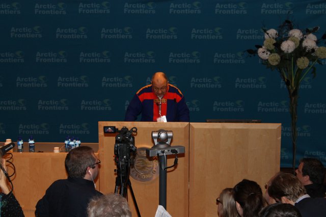 Egil Olli ö the President of Norwegian Sami Parliament