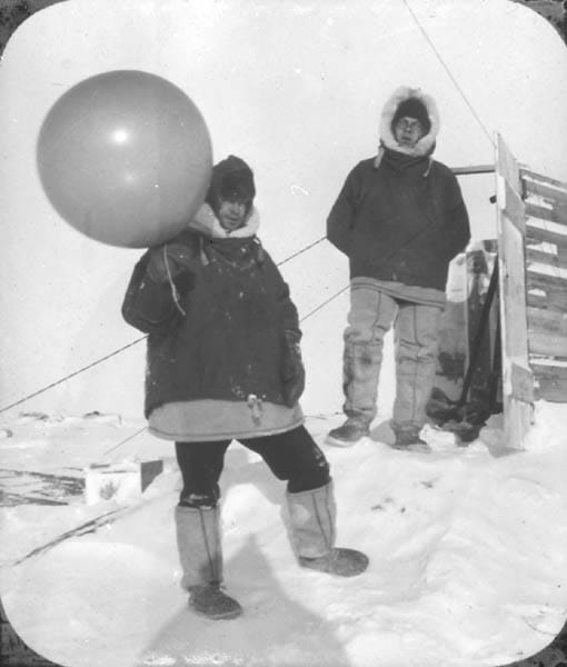 Rae and McVeigh at Balloon Station